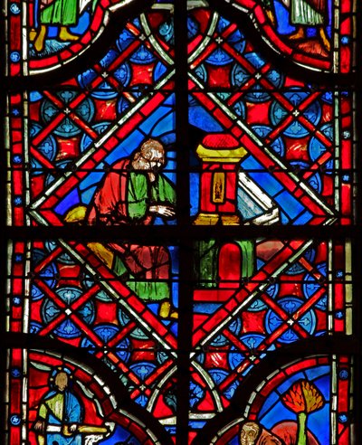 Okno w6L Wizja Izajasza Jerozolimy. Czy 1 26 autorstwa French School