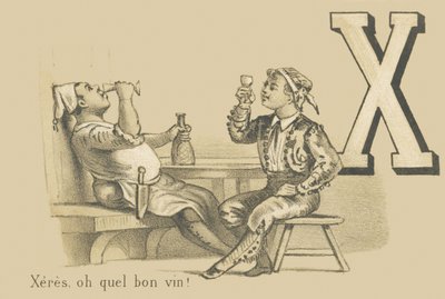 X: Xeres, co za dobre wino! autorstwa French School