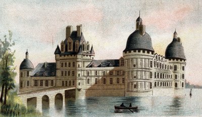 widok na zamek Valencay (Indre). autorstwa French School