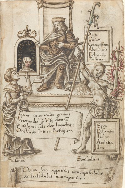 „Pościel zawsze miej złożoną” [fol. 41 prostownica] autorstwa French early 16th Century