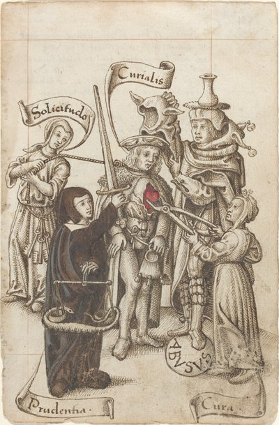 „Nie wyjadaj serca” [fot. 22 odbyt] autorstwa French early 16th Century