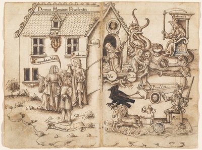 „Nie zawracaj, gdy dotrzesz na koniec” [fot. 26 odwróconych / 27 odwróconych] autorstwa French early 16th Century