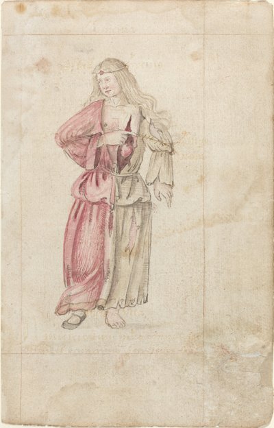 Personifikacja Przyjaźni (Amicitia) [fot. 2 proste] autorstwa French early 16th Century
