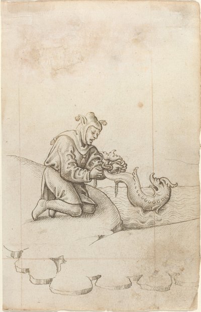 „Wiążysz delfina za ogon” [fot. 17 odbytu] autorstwa French early 16th Century