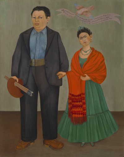 Frieda i Diego Rivera autorstwa Frida Kahlo