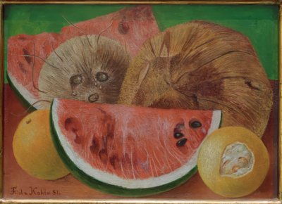 Glances lub The Coconuts autorstwa Frida Kahlo