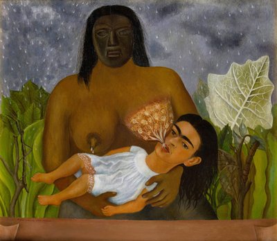 Moja niania i ja (Mi Nana y Yo) autorstwa Frida Kahlo