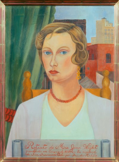 Portret pani Jean Wight autorstwa Frida Kahlo