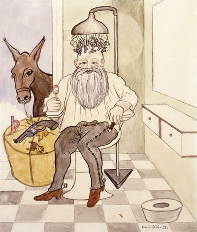 Salon piękności; El Salon de Belleza autorstwa Frida Kahlo