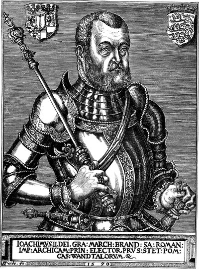 Portret Joachima II Hektora 1505-1571, elektora brandenburskiego, 1570 autorstwa Friderich