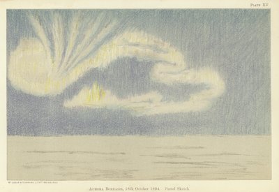 Zorza polarna autorstwa Fridtjof Nansen