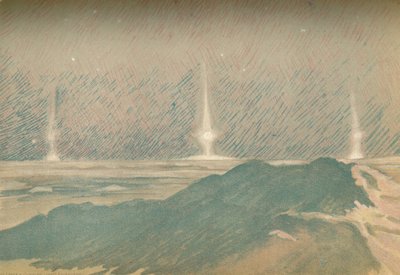 Zjawiska księżyca na początku nocy polarnej, listopad 1893, 1897 autorstwa Fridtjof Nansen