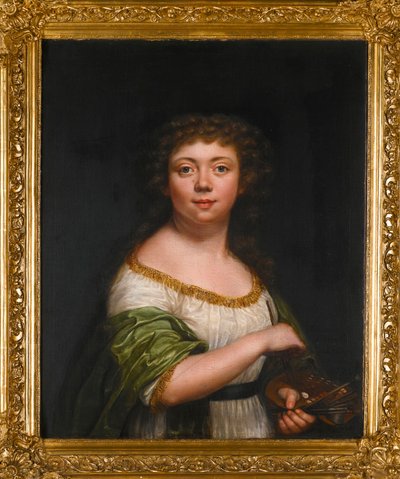 „Autoportret, 21 lat” Lisiewskiej, Friederike Julie (1772-1856) autorstwa Friederike Julie Lisiewska