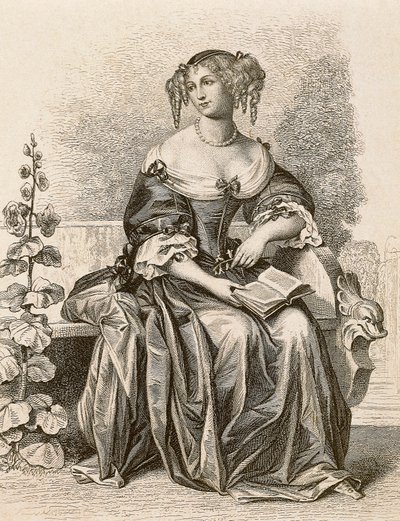 Portret Madame de Sevigne autorstwa Friedrich (after) Bouterwek