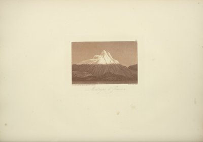 Góry Jlinissa, rysowany przez Gmelina, grawerowany bu Arnold, ilustracja z „Widoki Kordylierów i pomników Native Peoples of America” autorstwa Alexandra von Humboldta i Aime Bonplanda autorstwa Friedrich Alexander Baron von (after) Humboldt