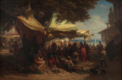 Rynek Konstantynopola autorstwa Friedrich Alois Schönn
