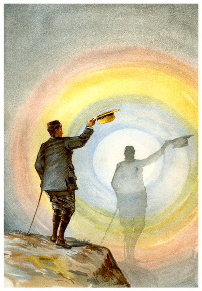 Widmo i okrągła tęcza, 1898. autorstwa Friedrich Arnold Brockhaus