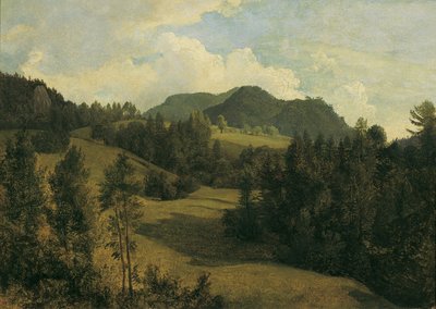Krajobraz w pobliżu Miesenbach autorstwa Friedrich August Mathias Gauermann