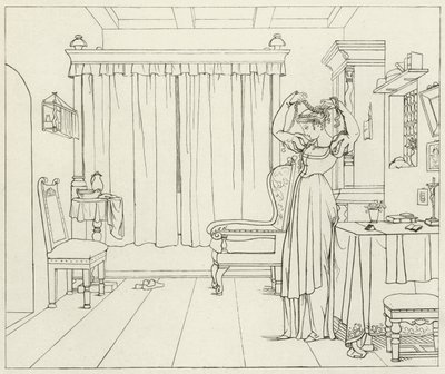 Ilustracja do Goethesa Fausta autorstwa Friedrich August Moritz Retzsch