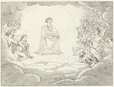 Ilustracja do Goethesa Fausta autorstwa Friedrich August Moritz Retzsch