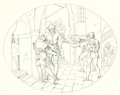 Ilustracja do Lied von der Glocke Schillera, czyli Pieśni dzwonów (rycina) autorstwa Friedrich August Moritz Retzsch