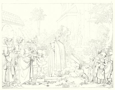 Ilustracja do Lied von der Glocke Schillera, czyli Pieśni dzwonów (rycina) autorstwa Friedrich August Moritz Retzsch