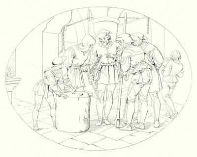 Ilustracja do Lied von der Glocke Schillera, czyli Pieśni dzwonów (rycina) autorstwa Friedrich August Moritz Retzsch