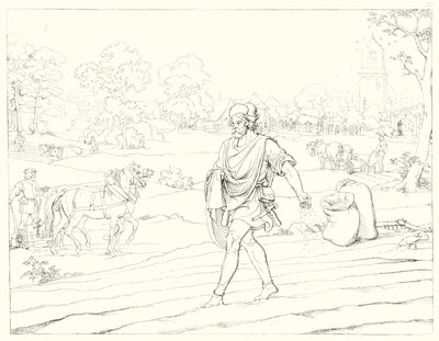 Ilustracja do Lied von der Glocke Schillera, czyli Pieśni dzwonów (rycina) autorstwa Friedrich August Moritz Retzsch