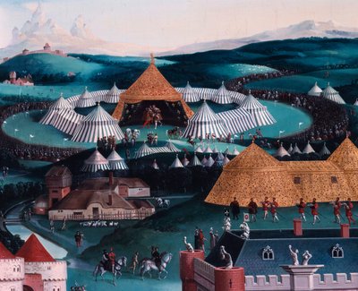 Wywiad z Francois I i Henrykiem VIII w Obozie Złotej Prześcieradła 7 czerwca autorstwa Friedrich Bouterwek