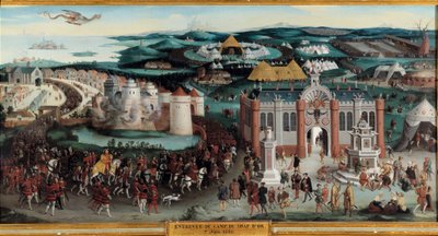Wywiad z Franciszkiem I i Henrykiem VIII w obozie du cloth d