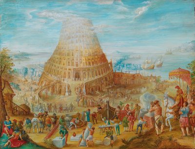 Wieża Babel. autorstwa Friedrich Brentel