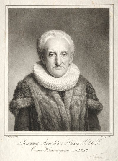 Johann Arnold Heise autorstwa Friedrich Carl Groger