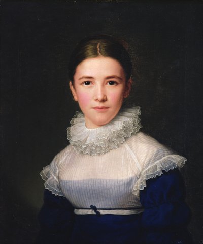 portret Liny Groger, przybranej córki Artysty, 1815 autorstwa Friedrich Carl Groger