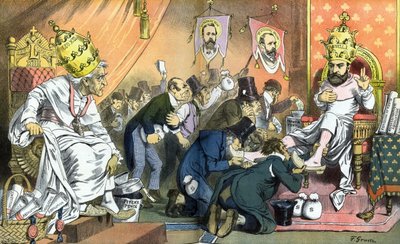 Bojkotowanie papieża autorstwa Friedrich Graetz