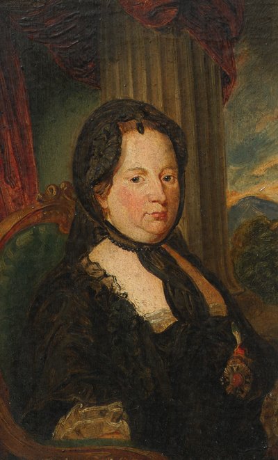 Cesarzowa Maria Teresa w żałobie autorstwa Friedrich Hasslwander