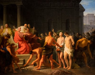 Brutus skazujący swoich synów na śmierć autorstwa Friedrich Heinrich Fuger