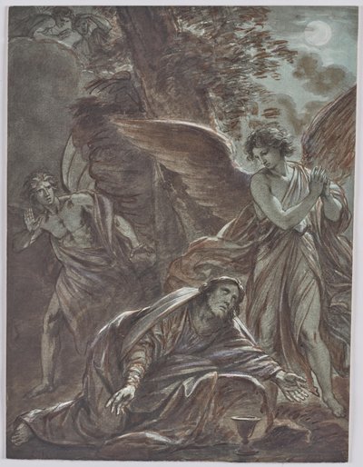 Chrystus na Górze Oliwnej autorstwa Friedrich Heinrich Fuger