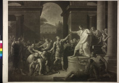 Śmierć Wirginii autorstwa Friedrich Heinrich Fuger