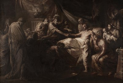 Der Tod des Germanicus autorstwa Friedrich Heinrich Fuger