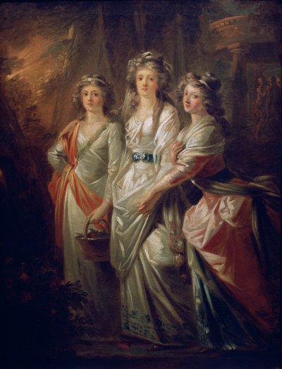 Hrabiny Elisabeth, Christiane i Marie Karoline von Thun autorstwa Friedrich Heinrich Fuger