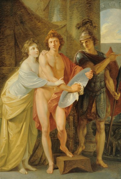 Pożegnanie Hektora z Andromachą autorstwa Friedrich Heinrich Fuger
