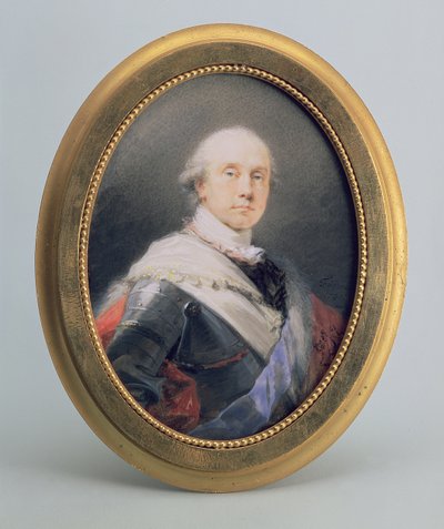 Portret księcia Karola Mikołaja Othona z Nassau-Siegen, 1790 (wc i gwasz na kości słoniowej) autorstwa Friedrich Heinrich Fuger