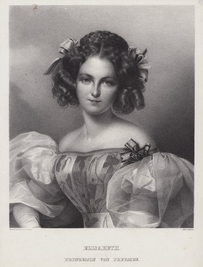 Księżniczka Elżbieta Pruska autorstwa Friedrich Jentzen