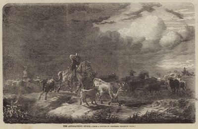 Nadchodząca burza autorstwa Friedrich Johann Voltz