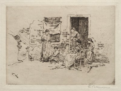 Chioggia autorstwa Friedrich Kallmorgan