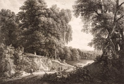 leśny krajobraz autorstwa Friedrich Loos