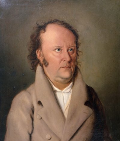 Portret pisarza Jean Paul 1763-1825, 1810. autorstwa Friedrich Meier