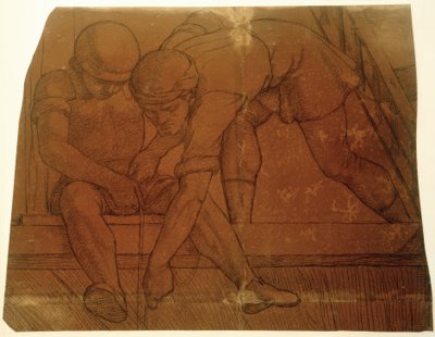 Peter von Amiens wyznacza Gottfrieda von Bouillon na dowódcę armii chrześcijańskiej autorstwa Friedrich Overbeck
