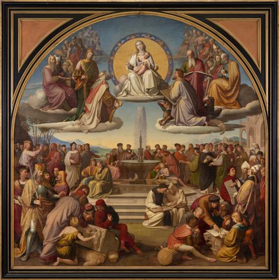 Triumf religii w sztuce autorstwa Friedrich Overbeck