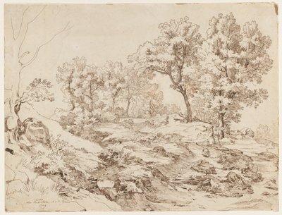 La Serpentara niedaleko Olevano, 1829. autorstwa Friedrich Preller